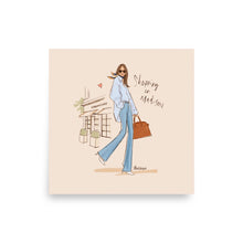 画像をギャラリービューアに読み込む, アートプリント Art Print「Shopping On Madison」