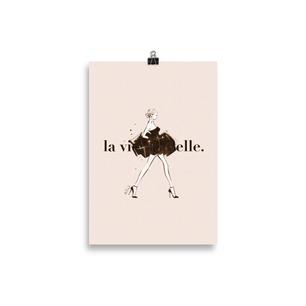 アートプリント Art Print「La vie est belle」